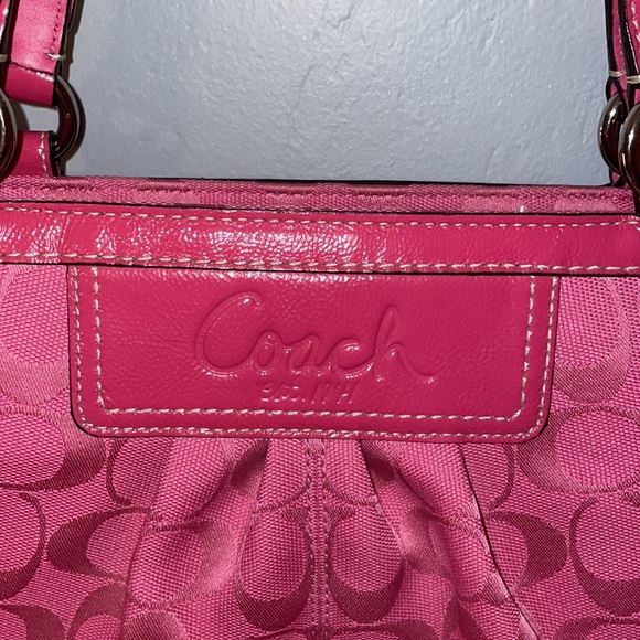 Vintage Hot Pink Coach Purse - Picture 2 of 9